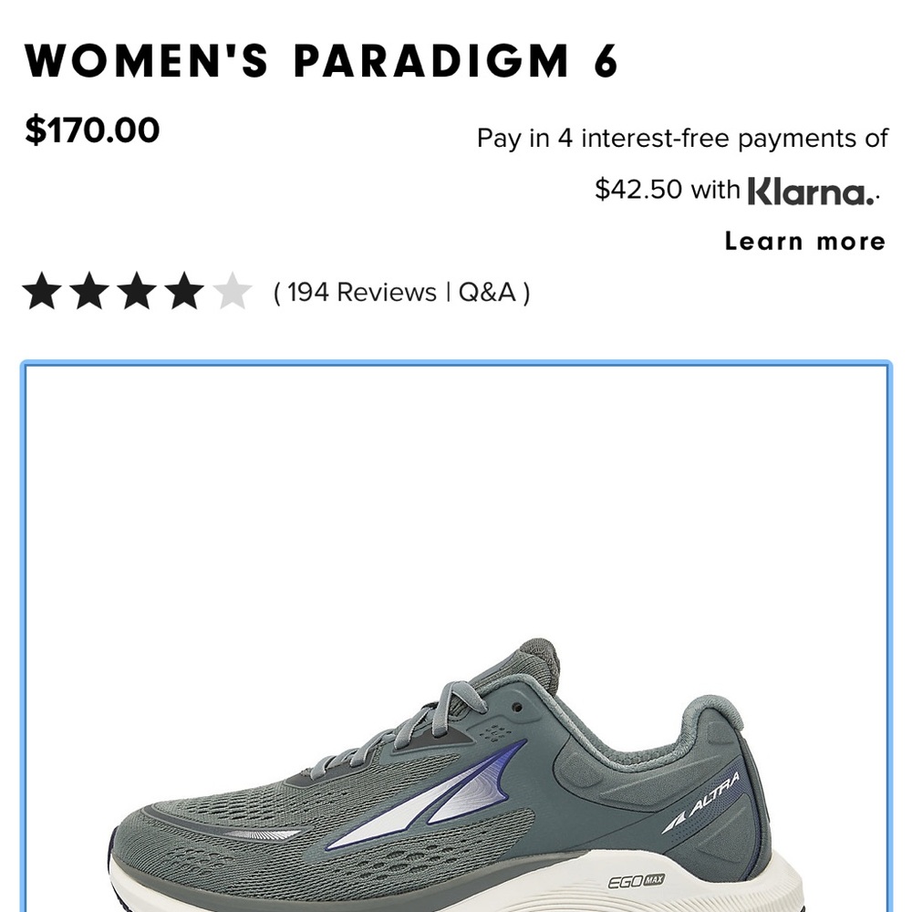 Altra Paradigm 6